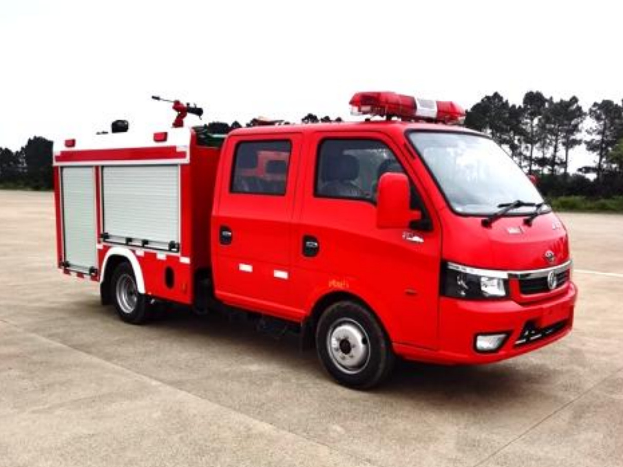 Dongfeng Tuyi Blue Plate 1 Ton Water Tank Fire Truck product view
