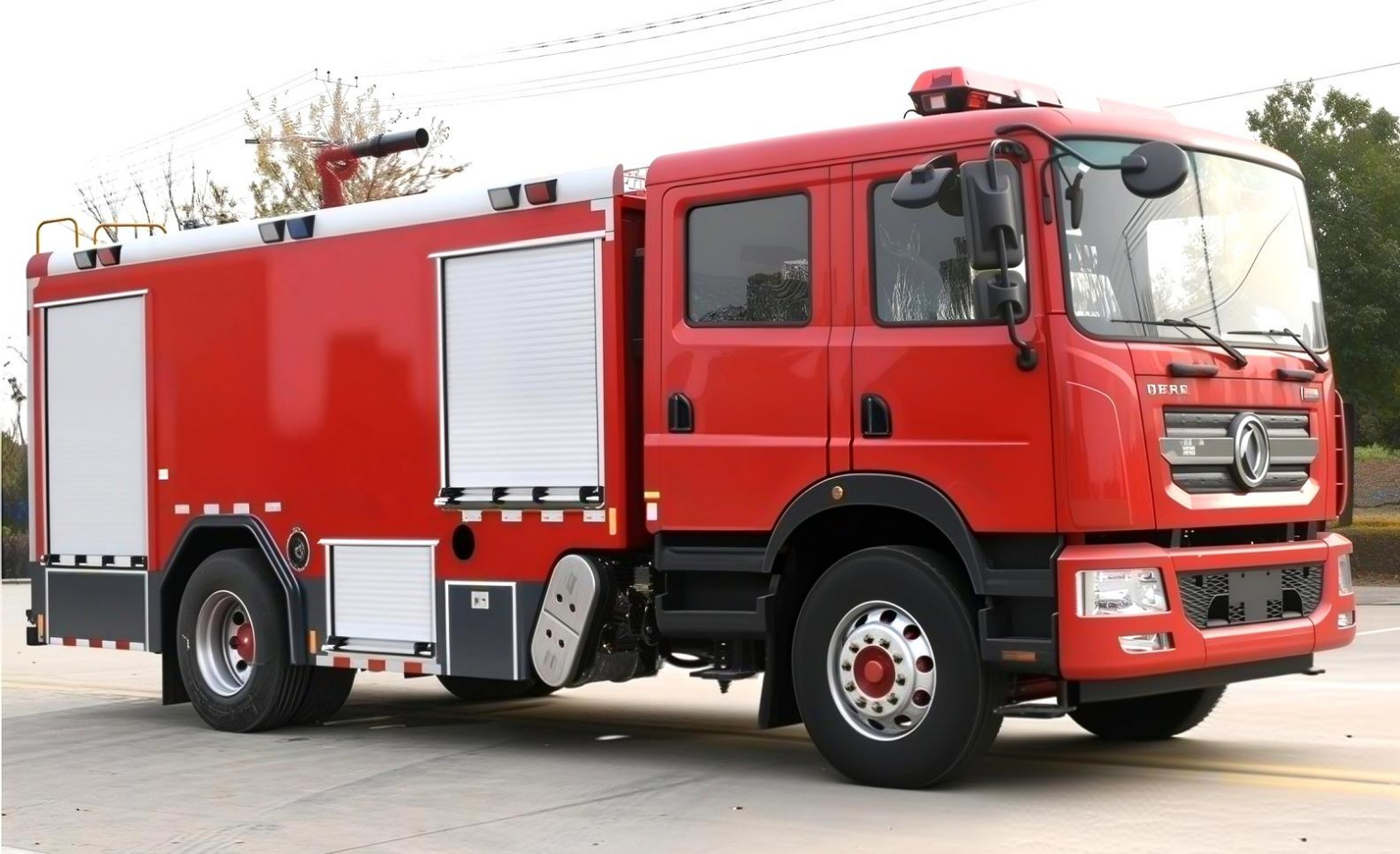 Dongfeng D9 8 Ton Water Tank Fire Truck product view