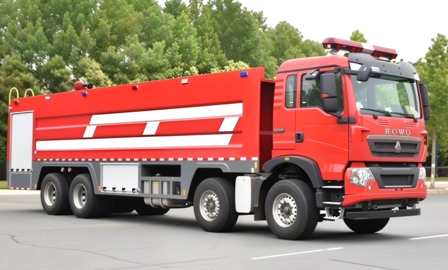 Sinotruk Howo 25 Ton Water Tank Fire Truck product view