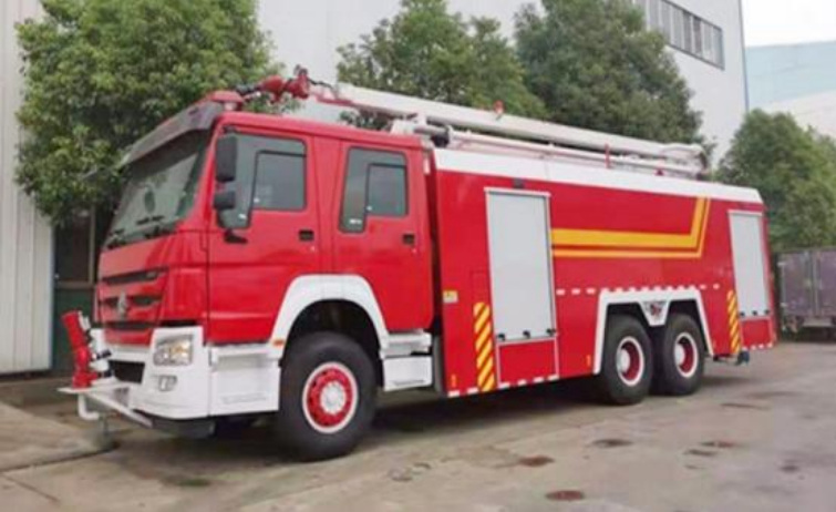 Sinotruk Howo Rear Double Axle 18m Elevating Platform Fire Truck detail view 3