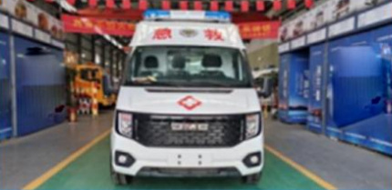 JMC Fushun Short Wheelbase Medium Roof Ambulance detail view 3
