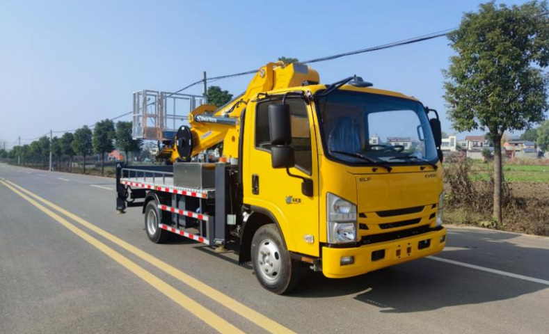 Isuzu GKS28E Model Pro Flagship Edition Aerial Work Platform detail view 2