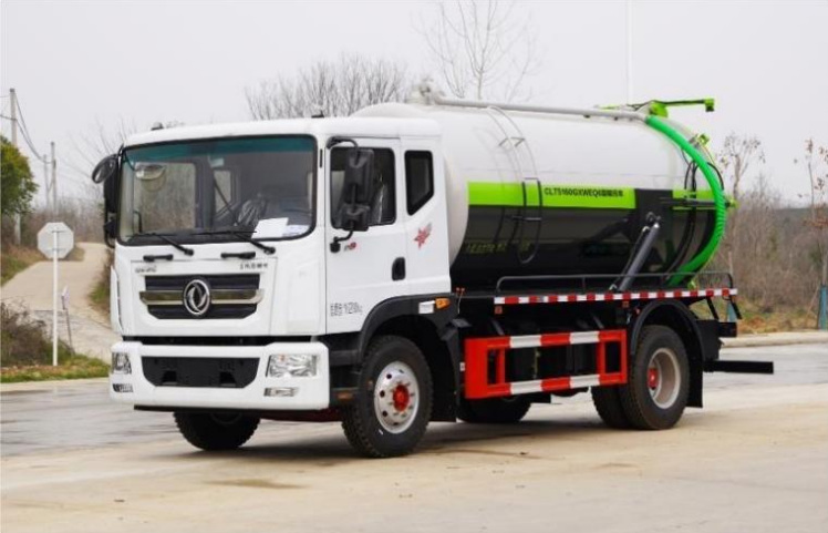 Dongfeng D9 10m³ Vacuum Sewage Truck detail view 2