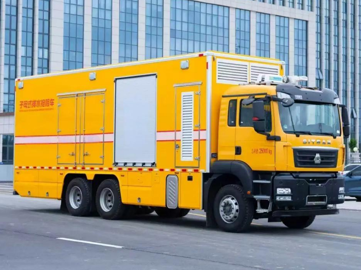 Sinotruk Mother-Sub Drainage Rescue Truck product view