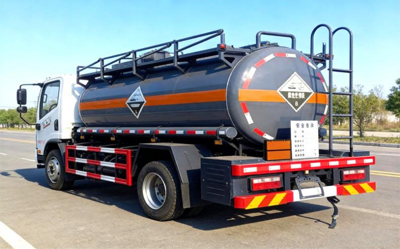 FAW Jiefang 6m³ Corrosive Goods Tank Transport Vehicle detail view 2
