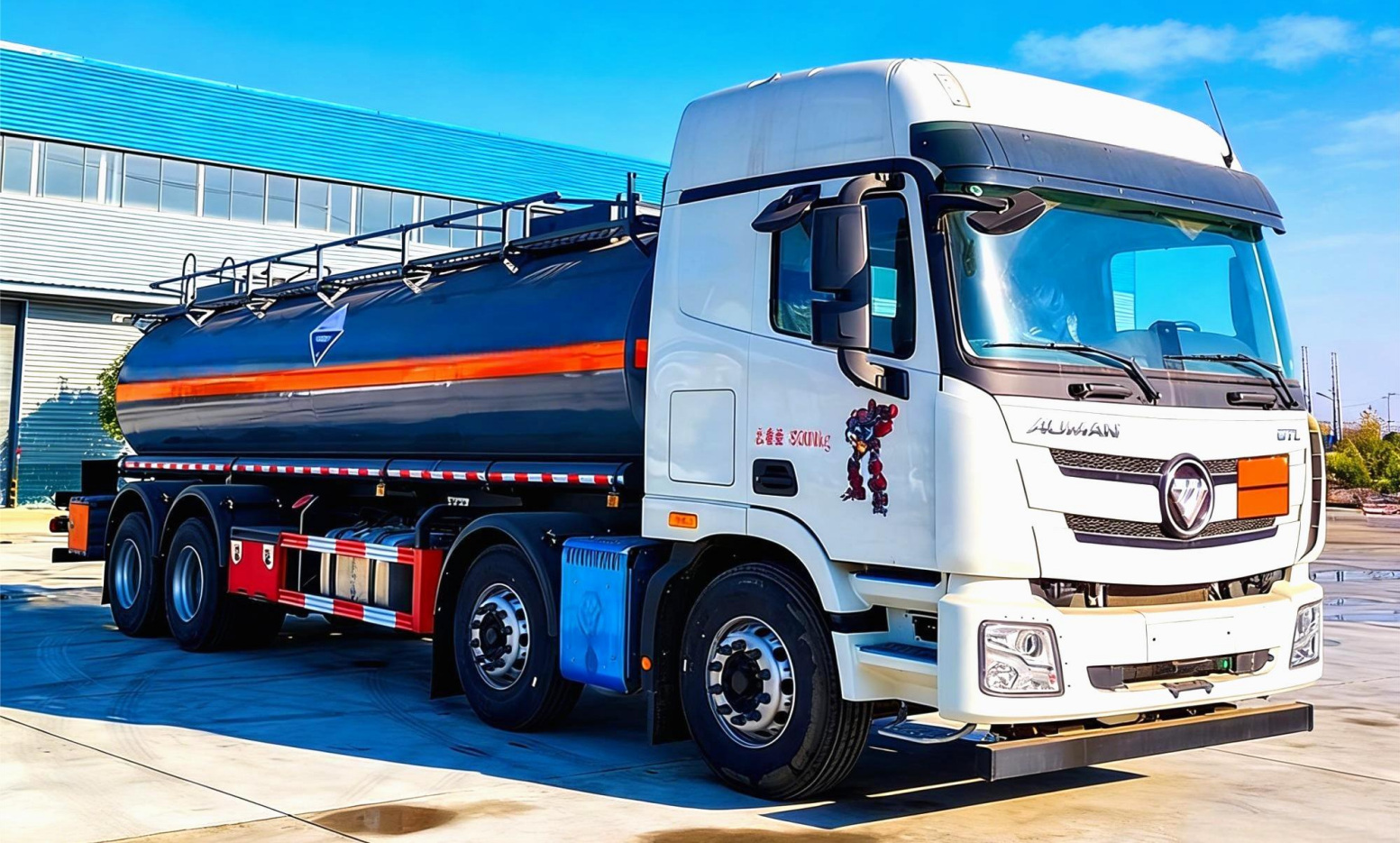 Foton Auman 18m³ Corrosive Goods Tank Transport Vehicle product view